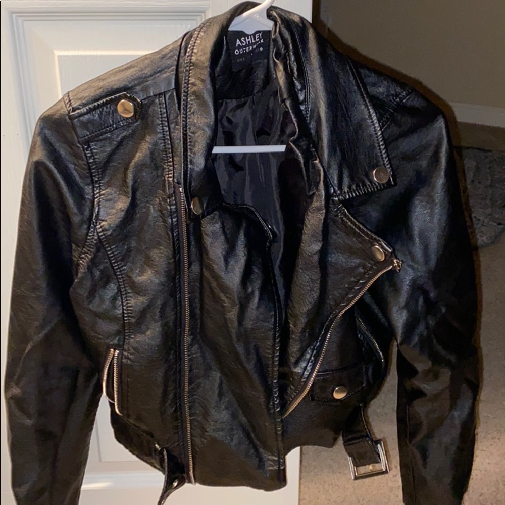 Faux Leather Jacket